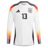 Tyskland Muller 13 Hjemme EM 2024 - Herre Langermet Fotballdrakt